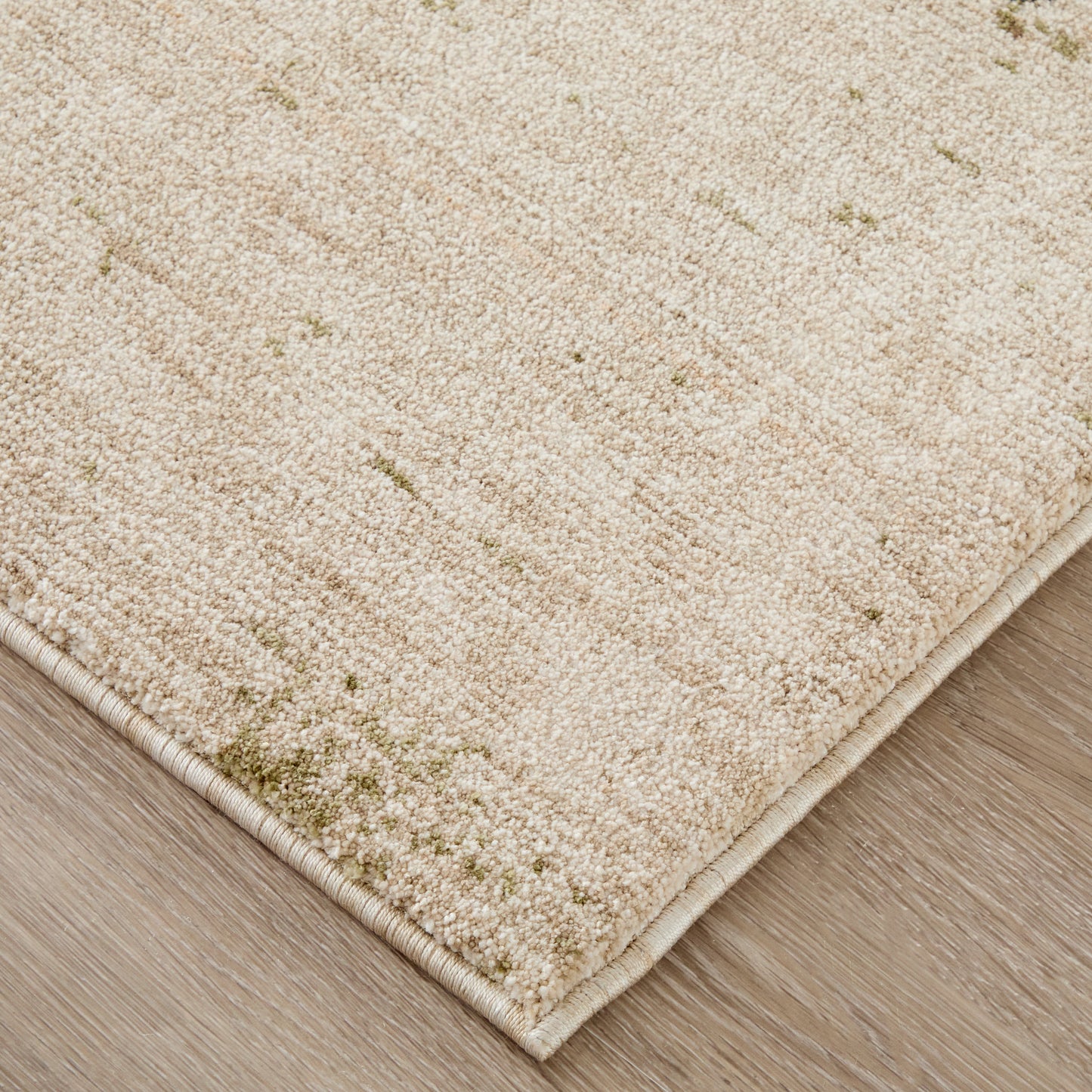 Pearson Modern Abstract, Ivory/Green/Brown