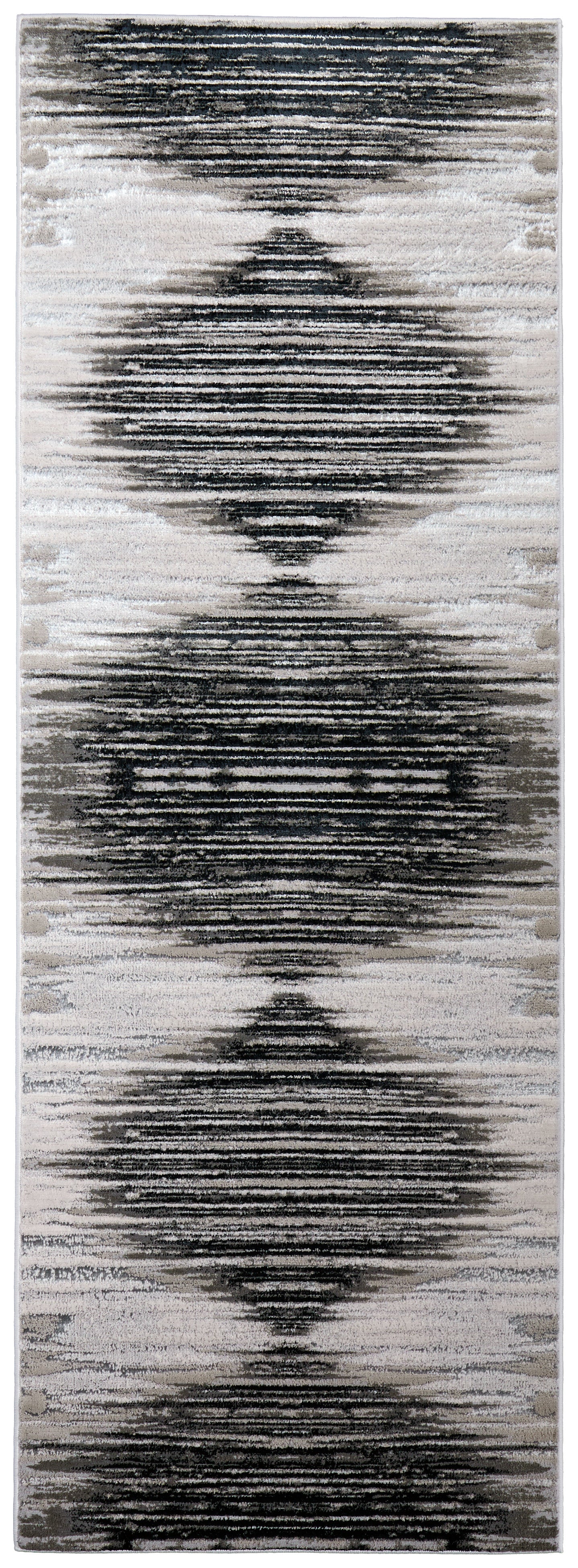 Micah Modern Diamond, Black/Silver/Taupe