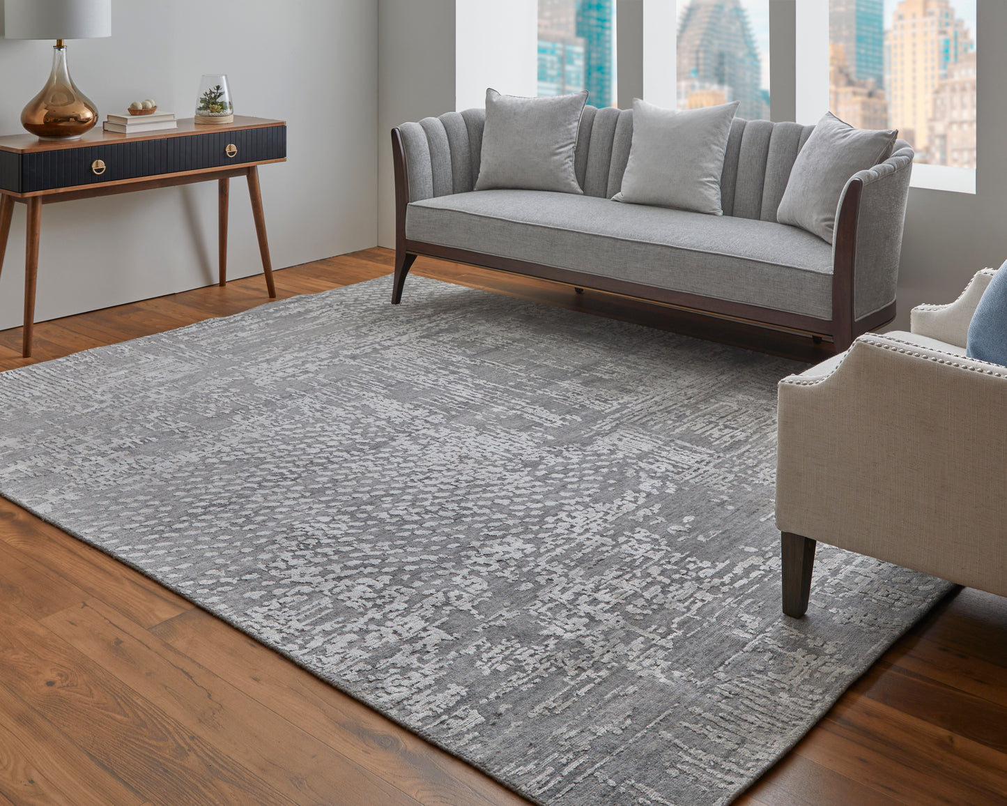 Eastfield Modern Abstract, Gray