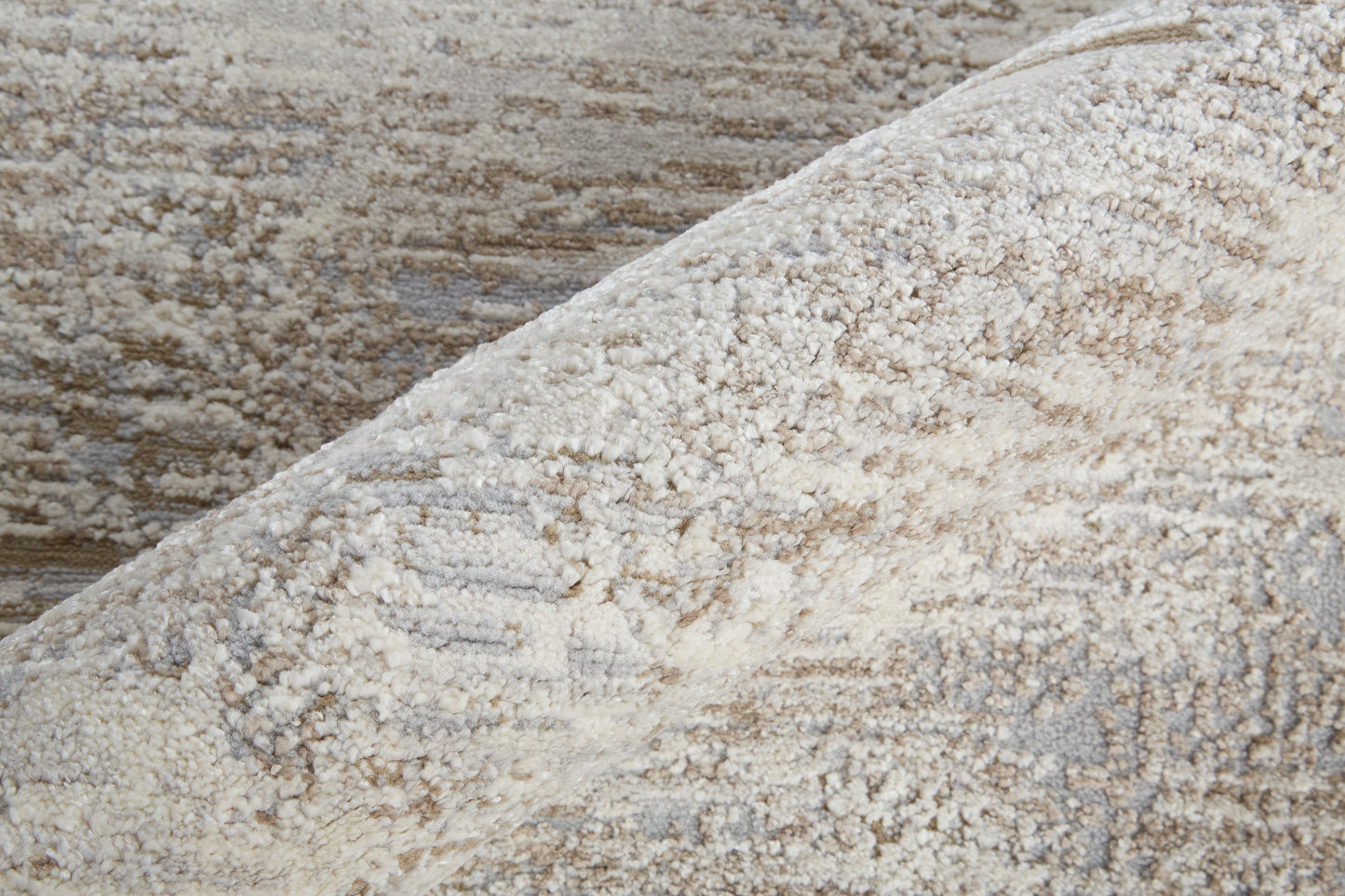 Vancouver Modern Abstract, Ivory/Gray/Tan