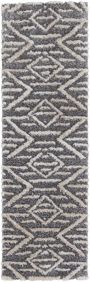 Mynka Transitional Diamond, Gray/Ivory