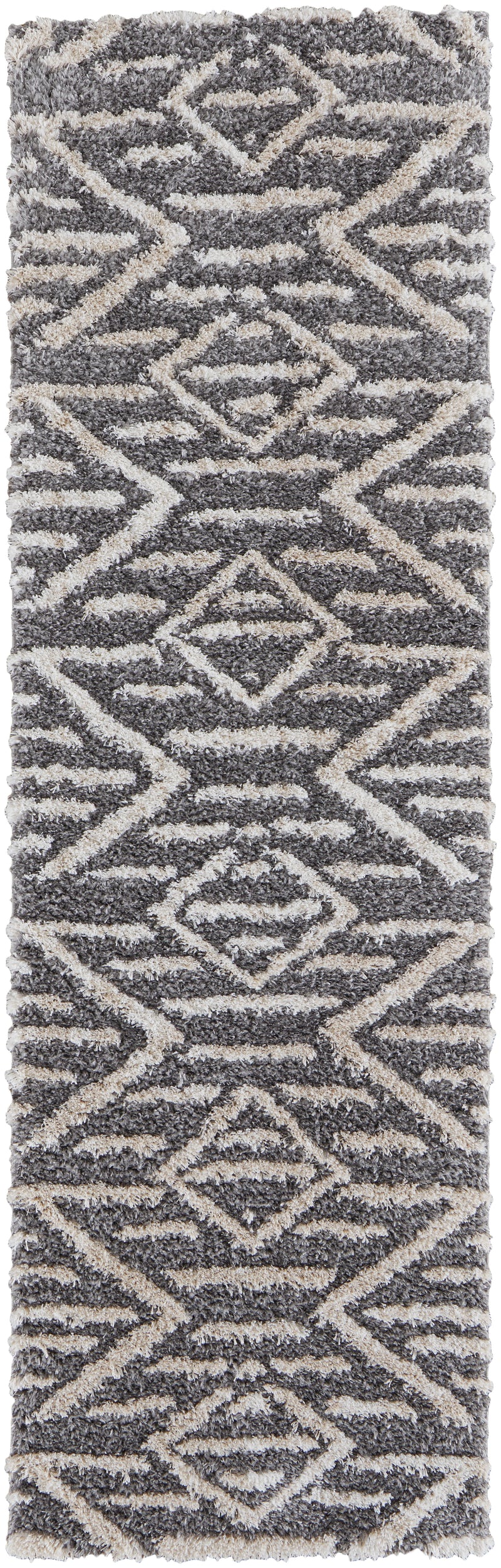 Mynka Transitional Diamond, Gray/Ivory