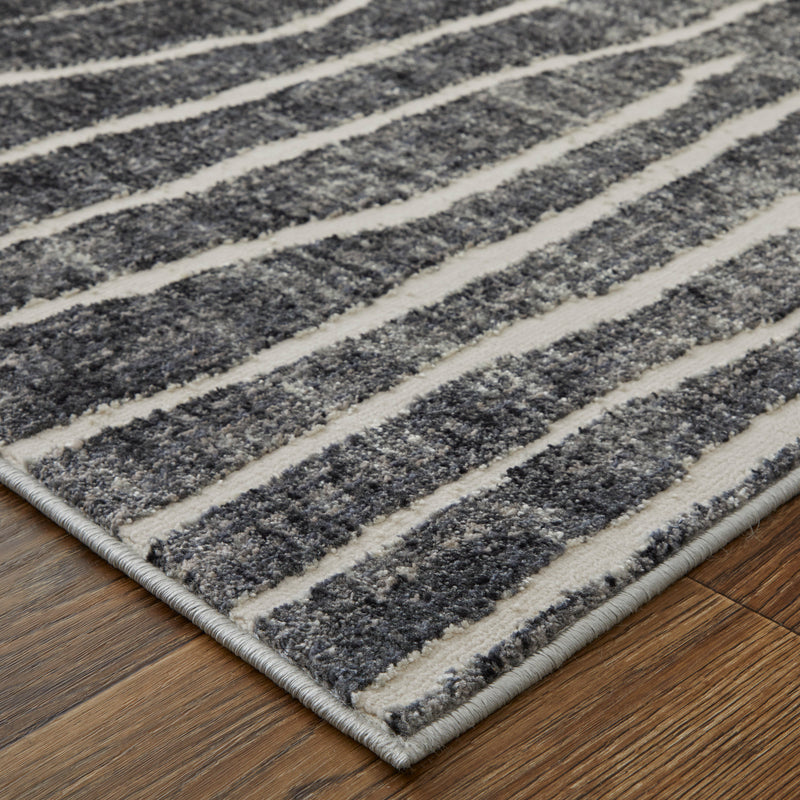 Kano Transitional Abstract, Black/Gray/Ivory