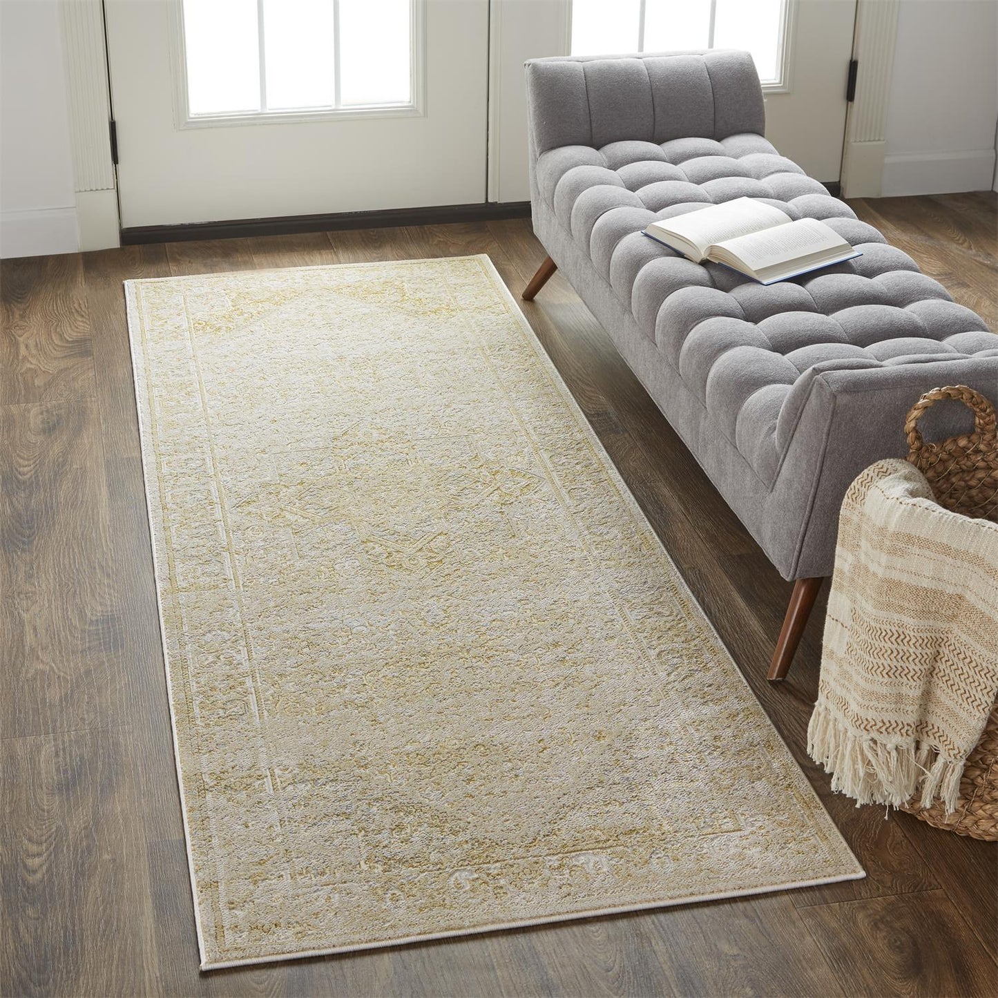Aura Modern Oriental, Ivory/Gold