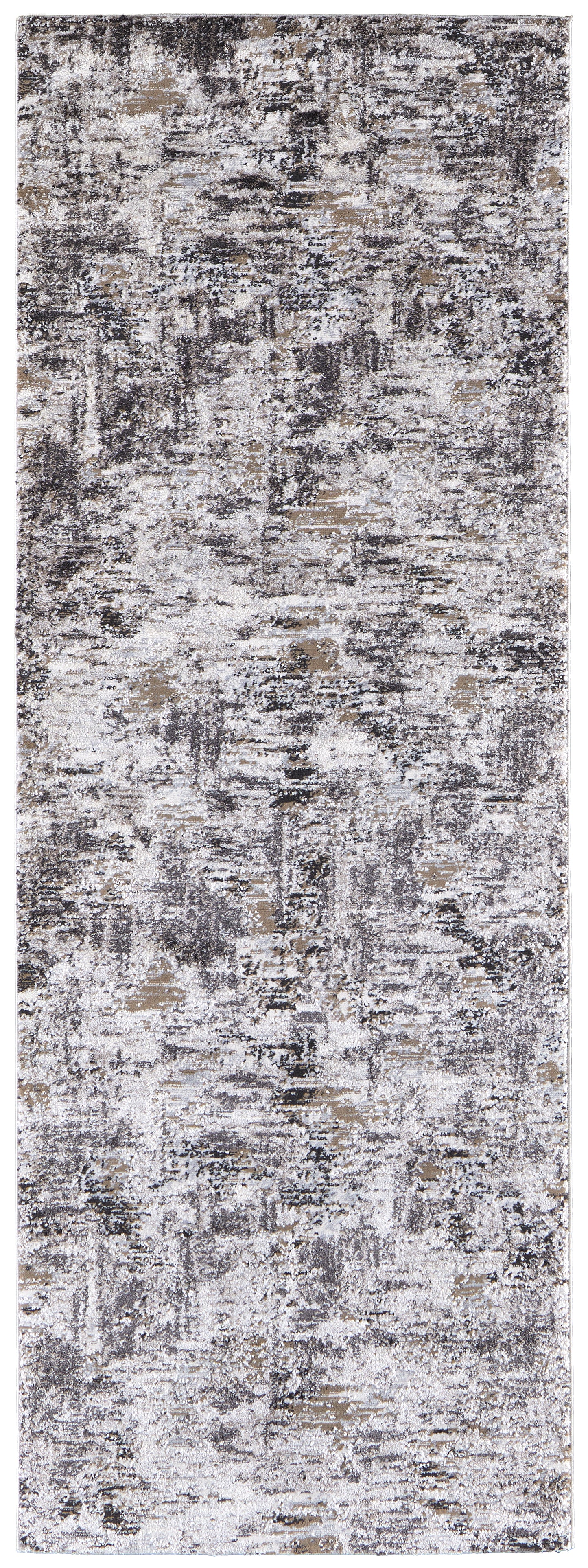 Vancouver Modern Abstract, Ivory/Gray/Brown