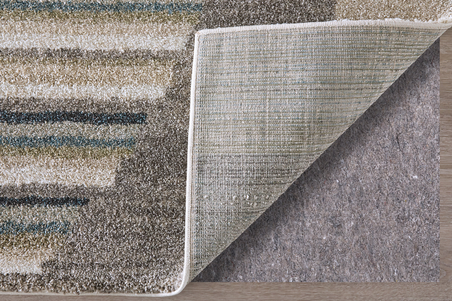 Richmond Modern Abstract, Ivory/Gray/Blue