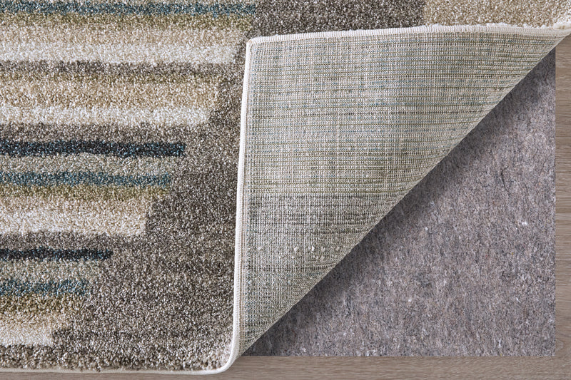 Richmond Modern Abstract, Ivory/Gray/Blue