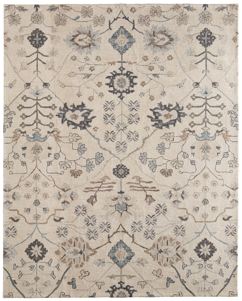Springfield Transitional Floral & Botanical, Ivory/Tan/Gray