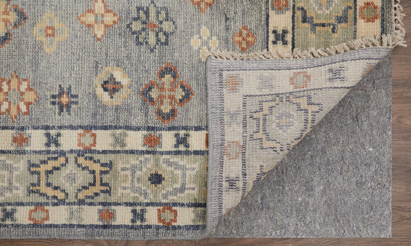 Fillmore Transitional Diamond, Blue/Taupe/Gray
