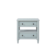 Open Nightstand With 2 Drawers