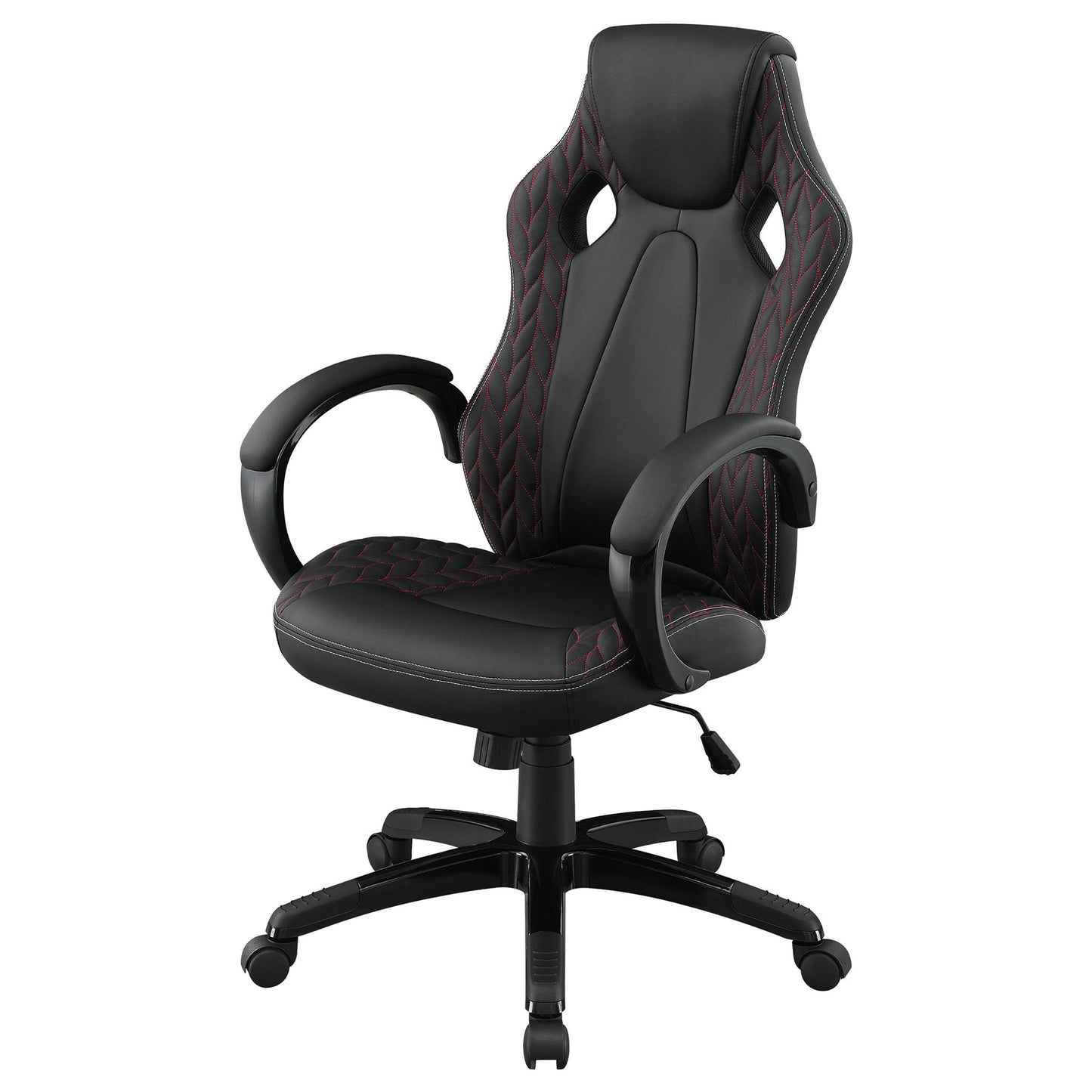 Norset - Upholstered Adjustable Home Office Desk Chair - Black