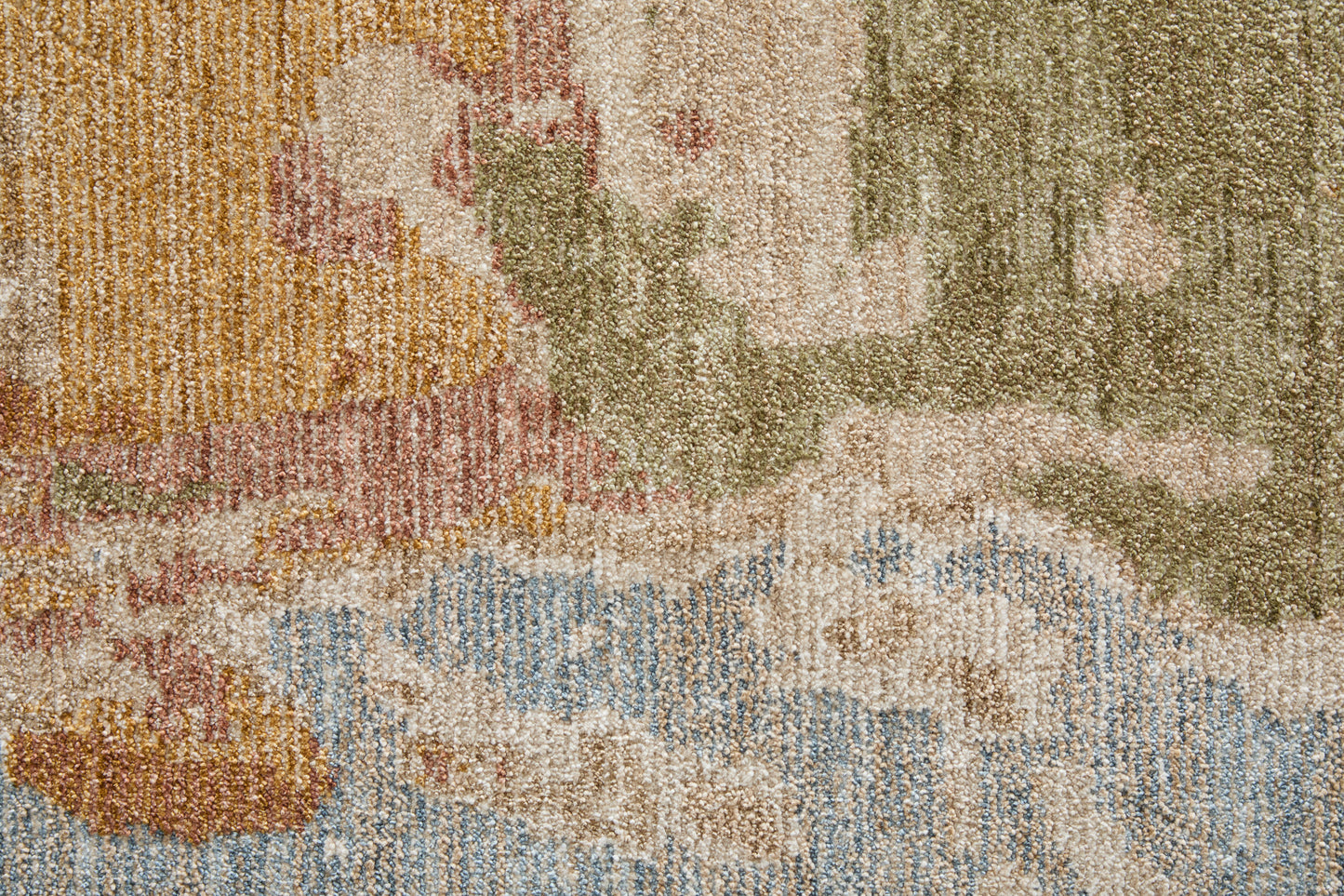 Pearson Modern Abstract, Ivory/Green/Tan