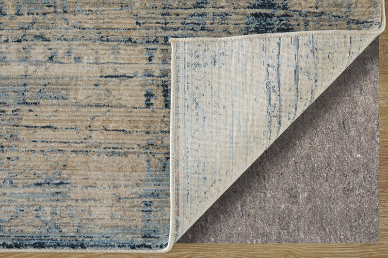 Sonora Modern Abstract, Blue/Ivory/Gray