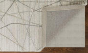 Whitton Modern Abstract, Ivory/Gray