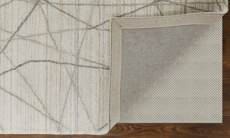Whitton Modern Abstract, Ivory/Gray