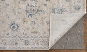 Pasha Transitional Floral & Botanical, Ivory/Taupe/Blue