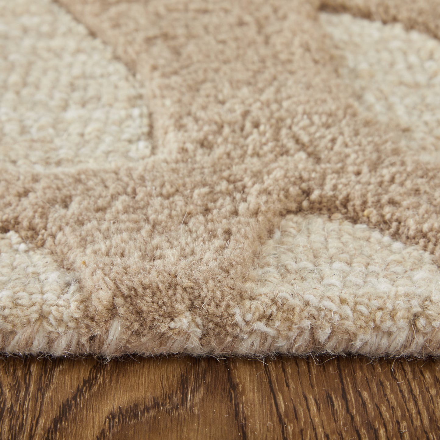 Kimball Transitional Abstract, Ivory/Brown/Tan