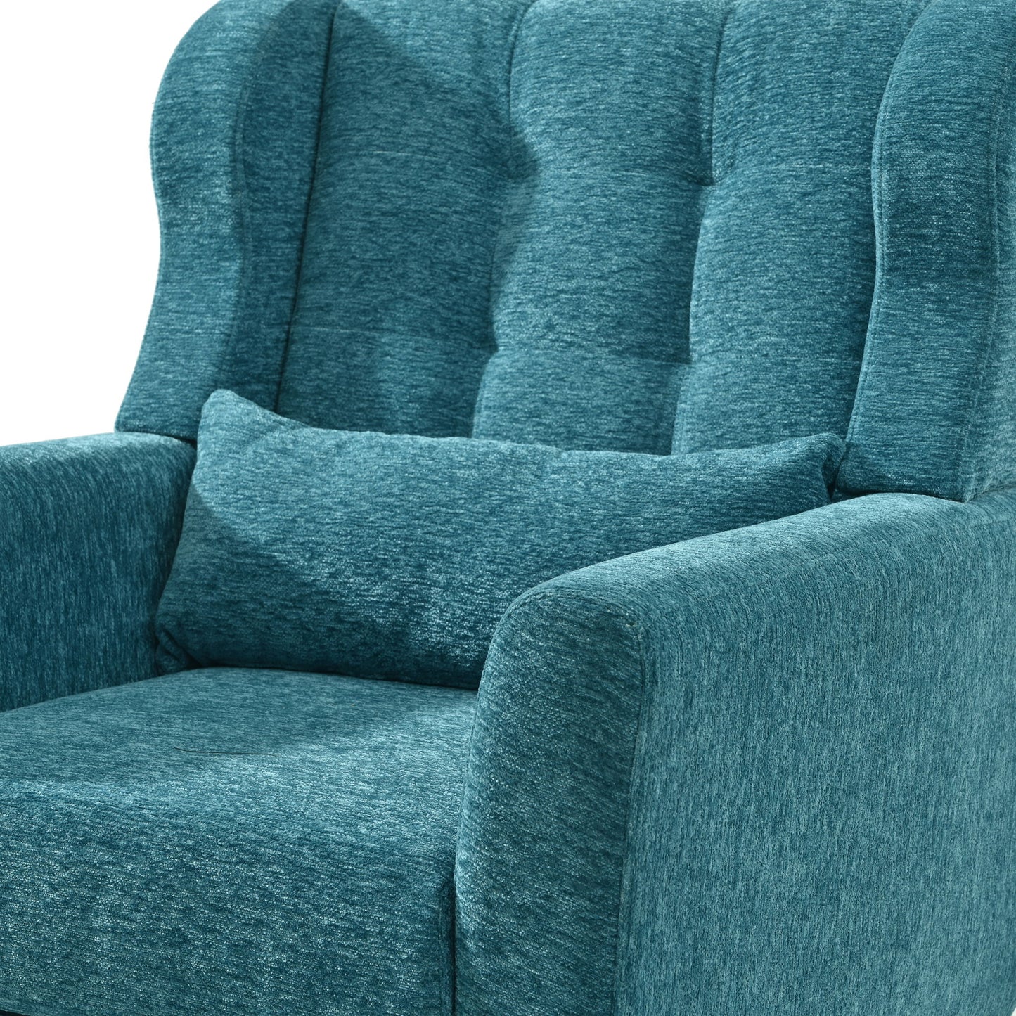 Modern Accent Chair Upholstered Foam Filled Living Room Chairs Comfy Reading Chair Mid-Century Modern Chair With Fabric Lounge Arm Chairs Armchair For Living Room Bedroom