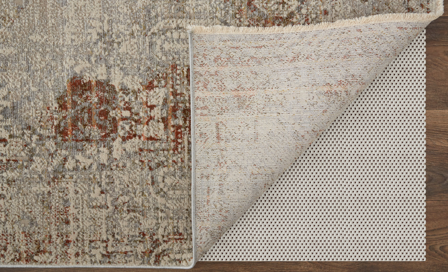 Kaia Transitional Distressed, Tan/Ivory/Orange