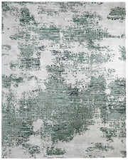 Zarah Modern Abstract, Green/White
