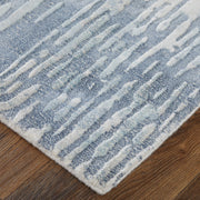 Braden Modern Abstract, Blue/Ivory