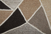 Kimball Transitional Abstract, Gray/Black/Brown