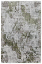 Cadiz Modern Ikat, Gray/Green/Silver