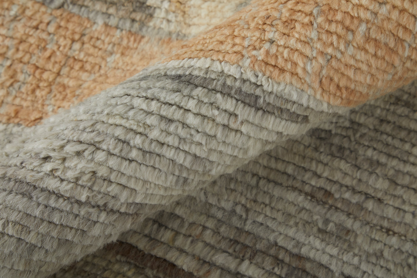 Kasbah Transitional Moroccan, Ivory/Gray/Orange