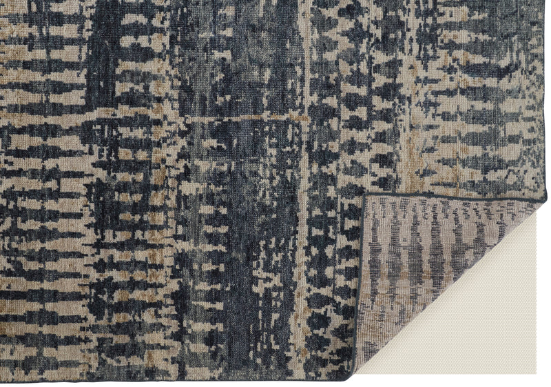 Palomar Transitional Abstract, Blue/Gray/Tan