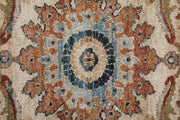 Pearson Traditional Medallion, Ivory/Red/Blue