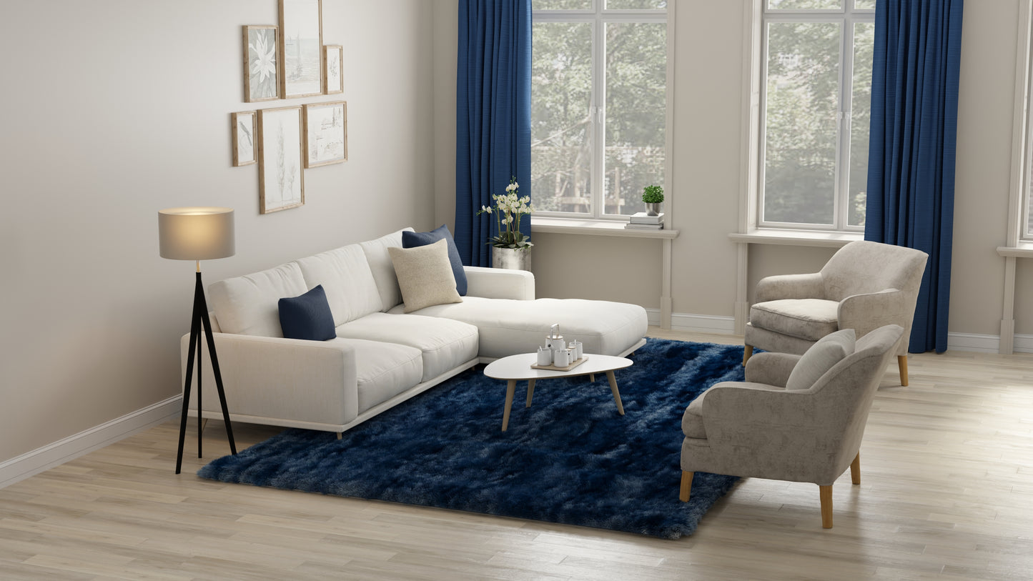 Indochine Modern Solid, Blue