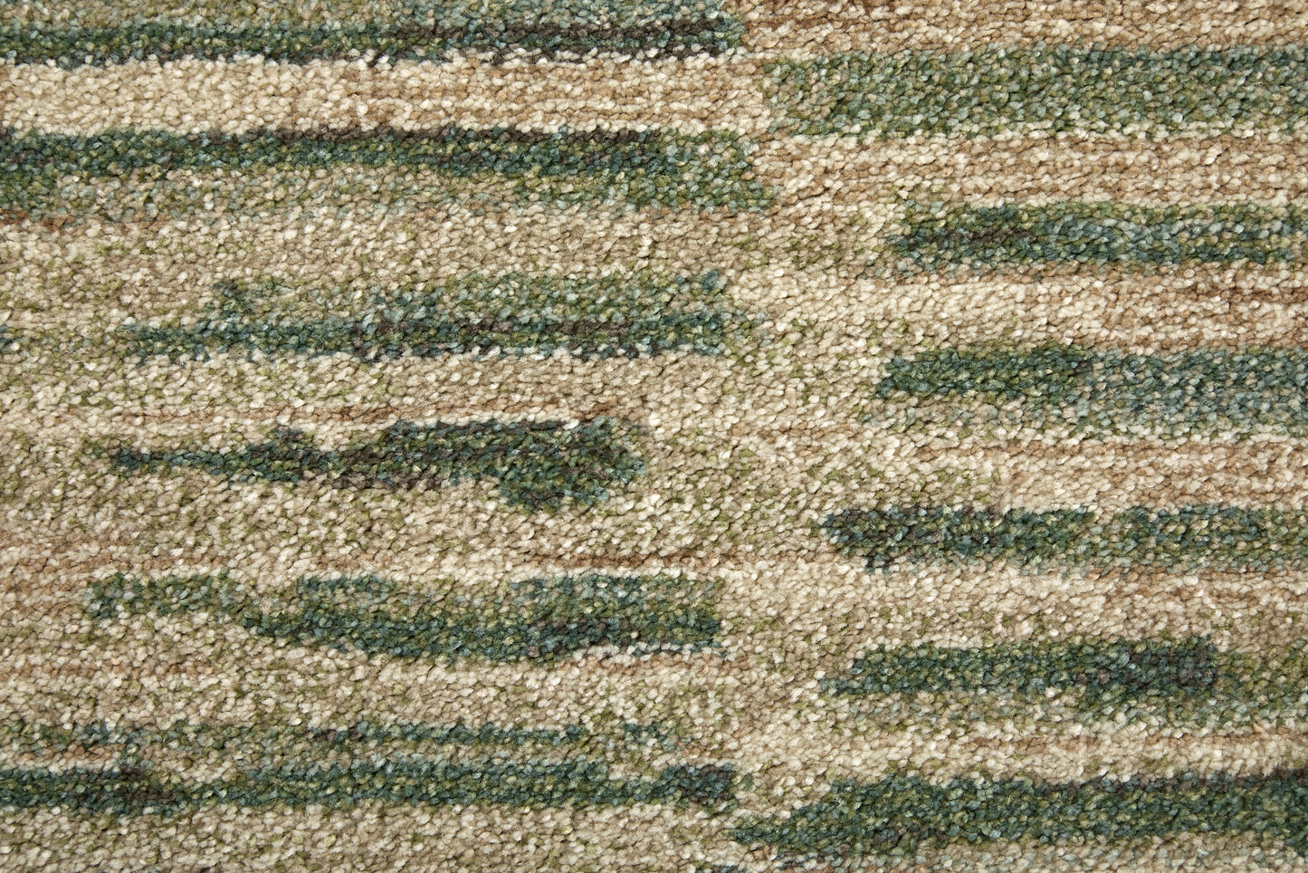 Eden Modern Abstract, Green/Ivory/Brown