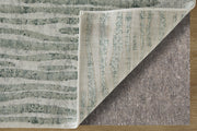 Atwell Transitional Abstract, Gray/Green/Ivory