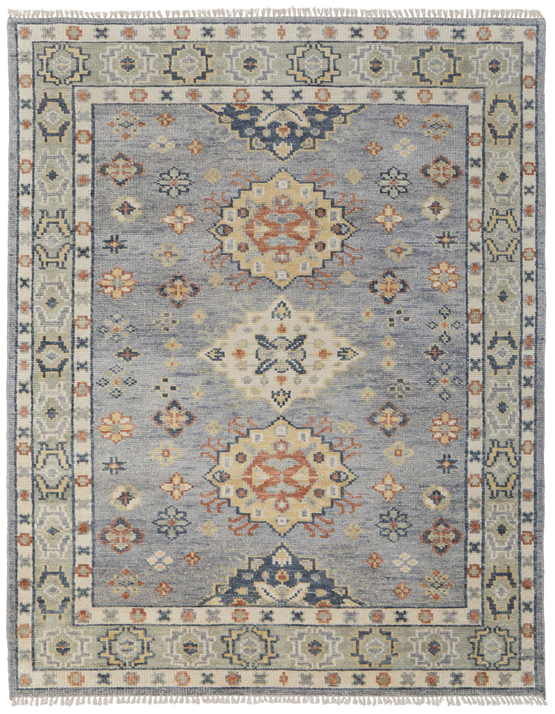 Fillmore Transitional Diamond, Blue/Taupe/Gray