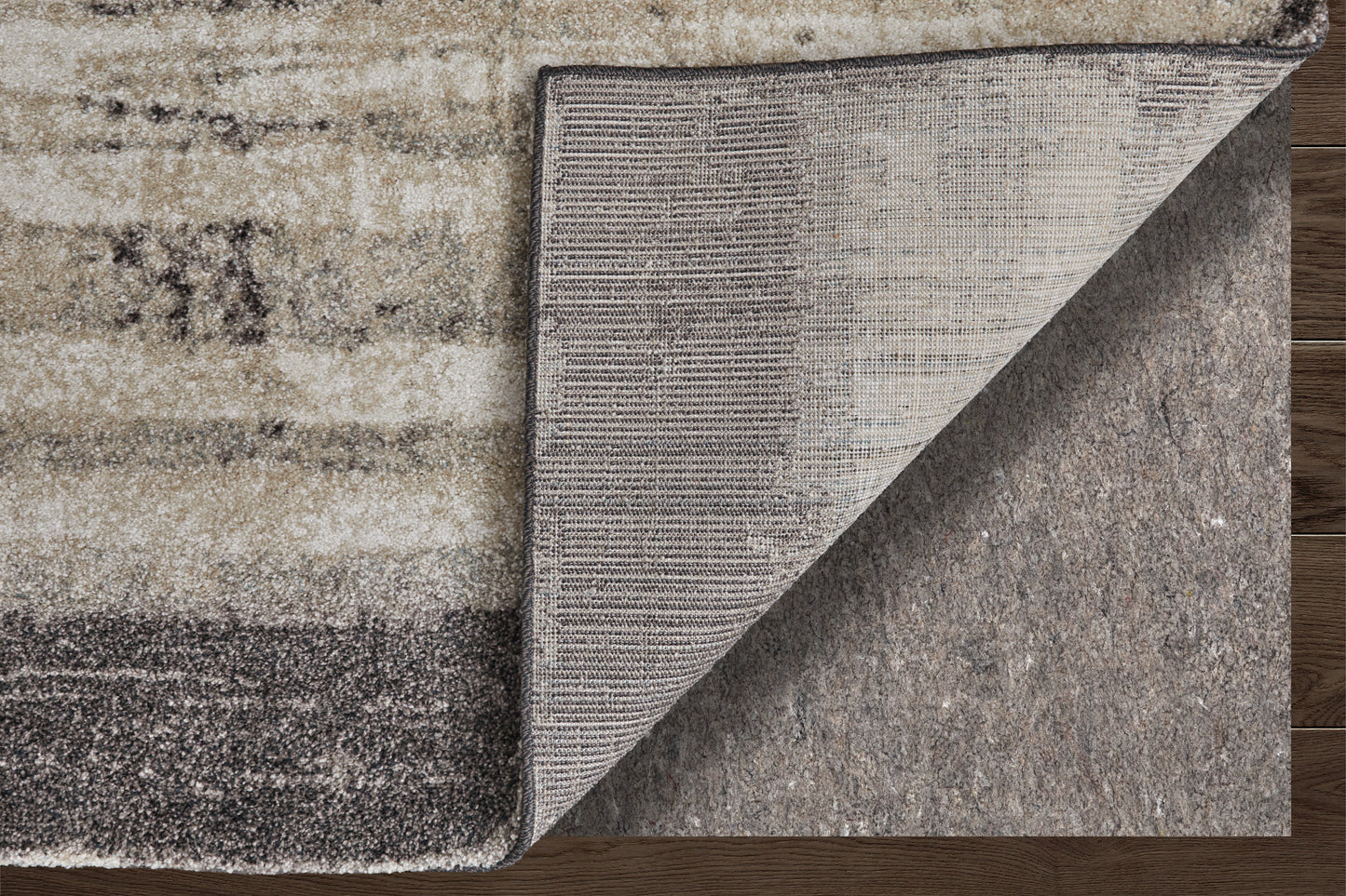 Skyview Modern Abstract, Gray/Ivory/Taupe