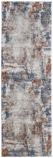 Gilmore Modern Distressed, Ivory/Blue/Taupe