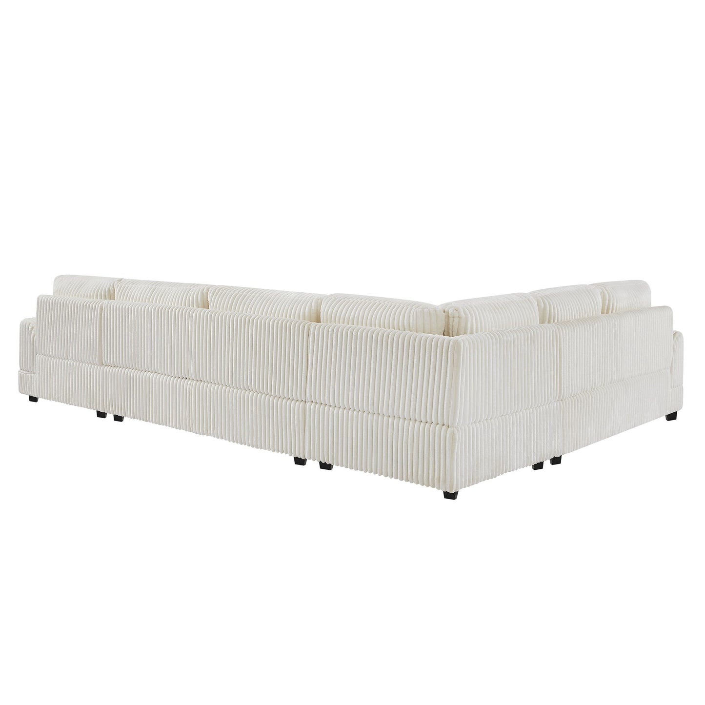 Oversized Sectional Sofa U - Shaped Sofa Couch Modern Sofa Upholstered In Soft With A Chaise Lounge For Living Room
