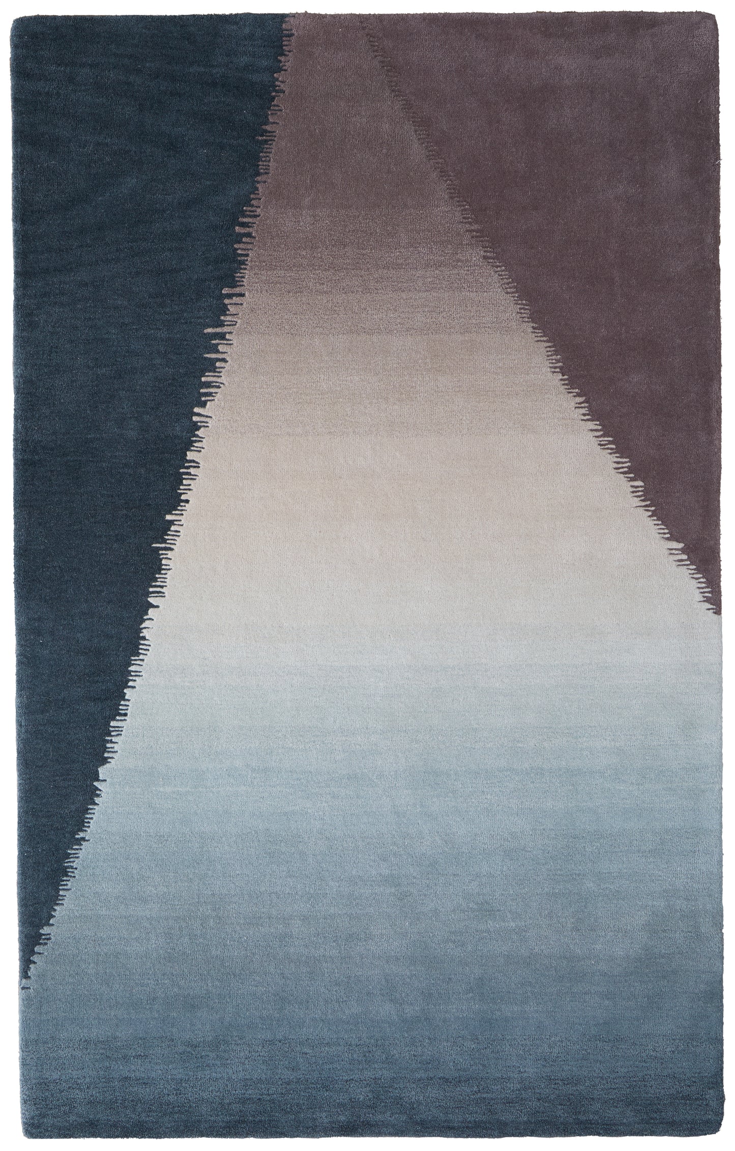 Katya Modern Geometric, Taupe/Blue/Tan