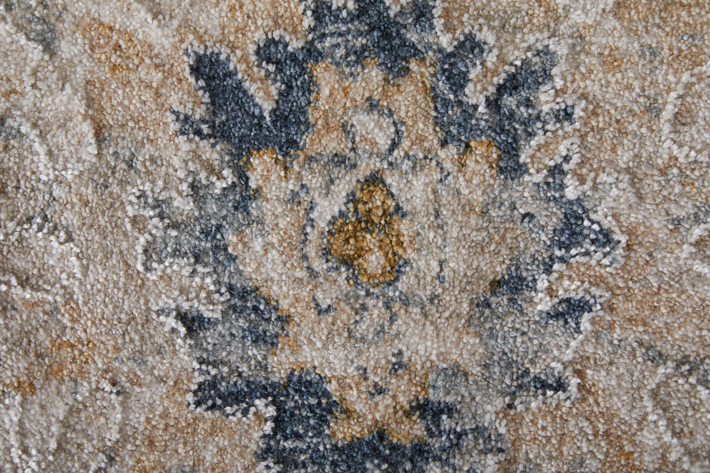Pasha Transitional Floral & Botanical, Ivory/Taupe/Blue