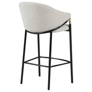 Sloped Arm Bar Stools (Set of 2) - Beige