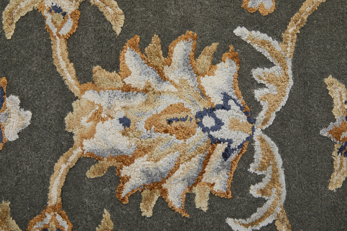 Prescott Traditional Floral & Botanical, Taupe/Tan/Ivory