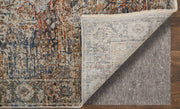 Kaia Transitional Medallion, Tan/Orange/Blue
