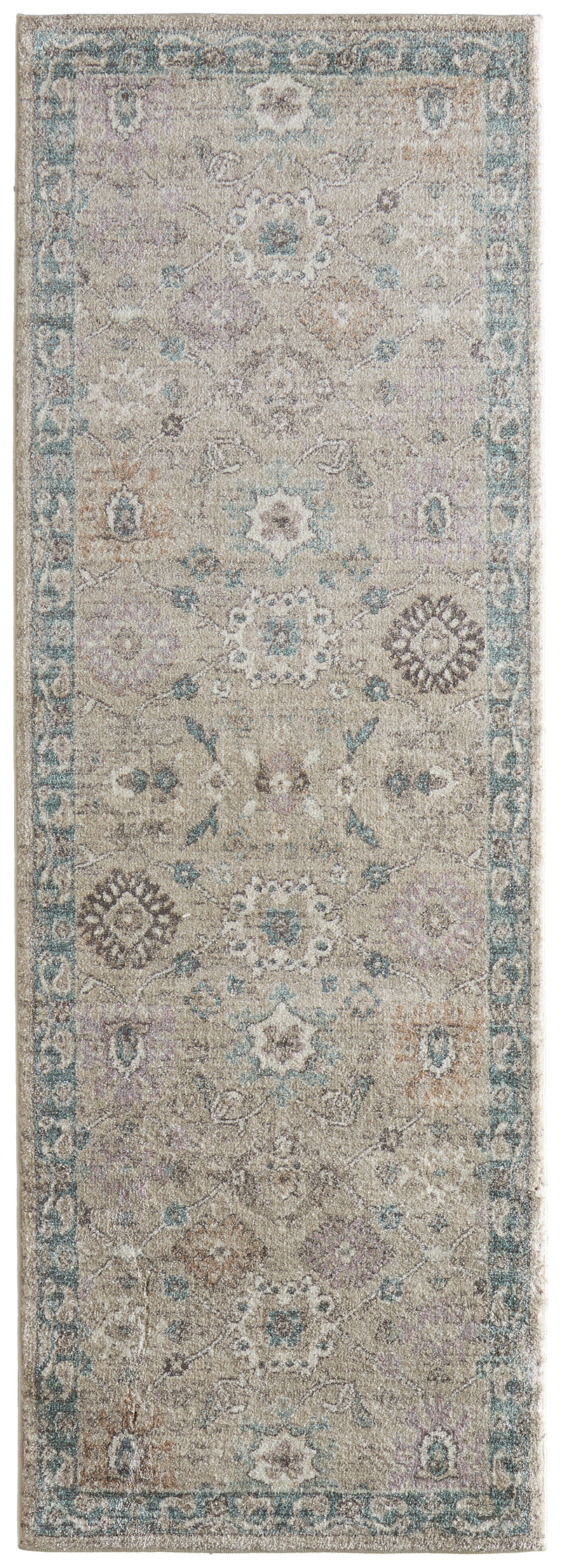 Dartmouth Transitional Floral & Botanical, Gray/Blue/Taupe