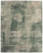 Eden Modern Abstract, Green/Ivory/Brown