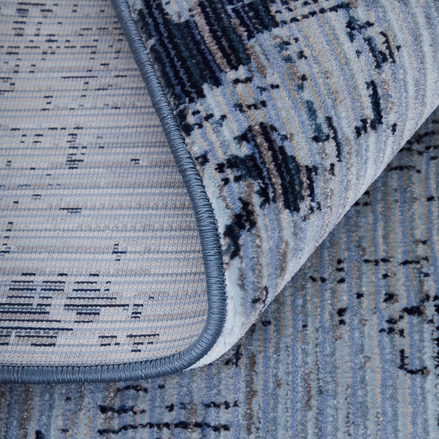 Sonora Modern Abstract, Blue/Black