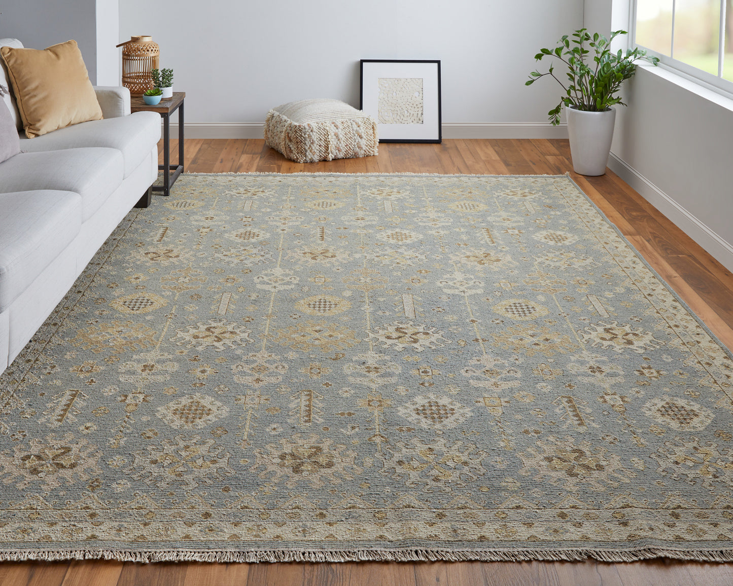 Corbitt Traditional Oriental, Blue/Gray/Ivory