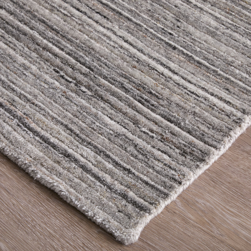 Lakewood Modern Solid, Gray/Black/Brown