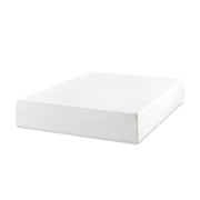 MADE IN US,10' Queen Size Green Tea Memory Foam Mattress in Box, Fiberglass Free, White(Bed not included)