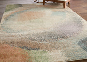 Eden Modern Abstract, Brown/Tan/Blue