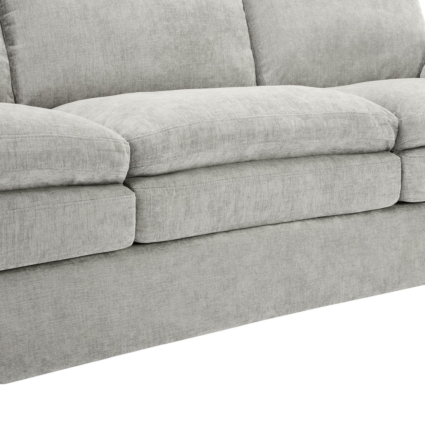 Cozy Upholstered Cushion Loveseat Sofa For Living Room